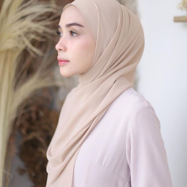 Pashmina Hijab Ceruty Baby Doll Premium - Murah Bahan ceruty - Hijab Panjang KainJatuh dan Adem TERLARIS