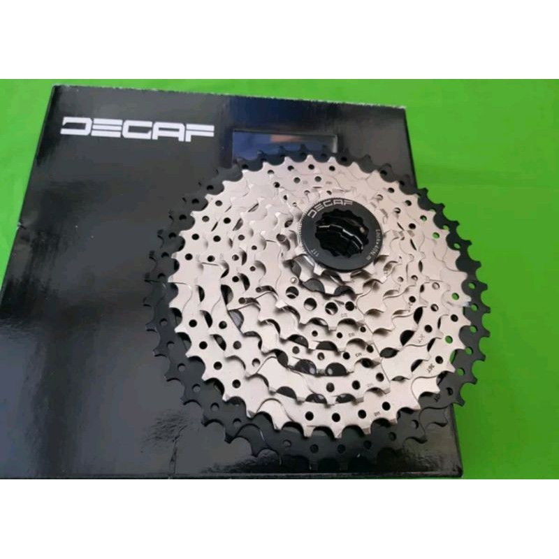 Gir Sprocket Cassete Decaf 8 Speed 11-42T Silver sprocket sepeda roda gir bicycle parts komponen sepeda