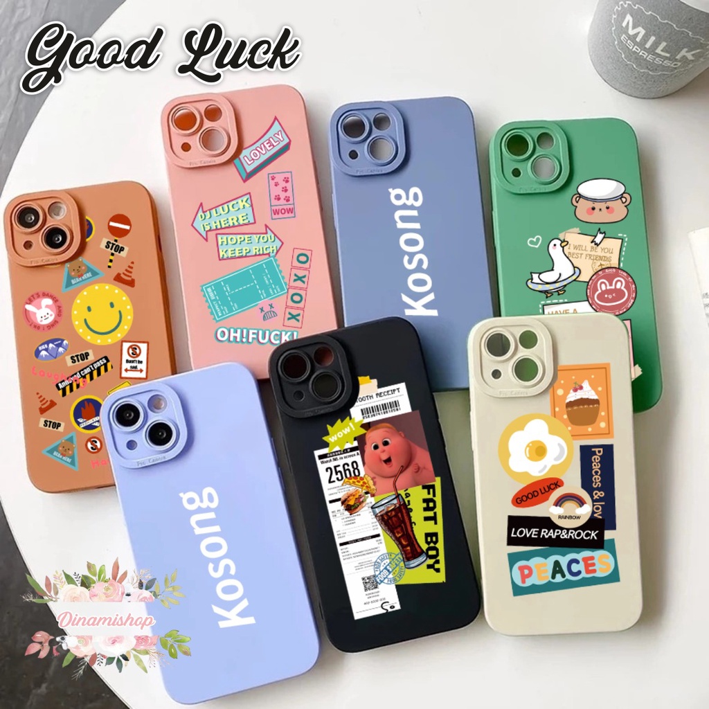 softcase case silikon procamera GOOD LUCK oppo vivo samsung realme xiaomi iphone infinix ALL TYPE DS