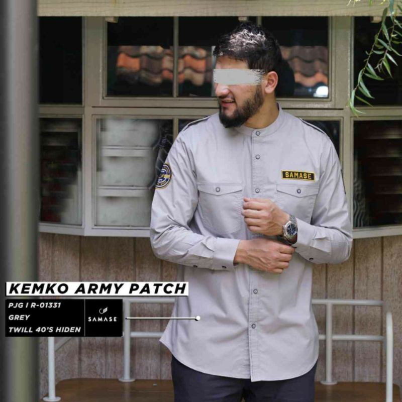 KEMKO ARMY PATCH SAMASE - GREY