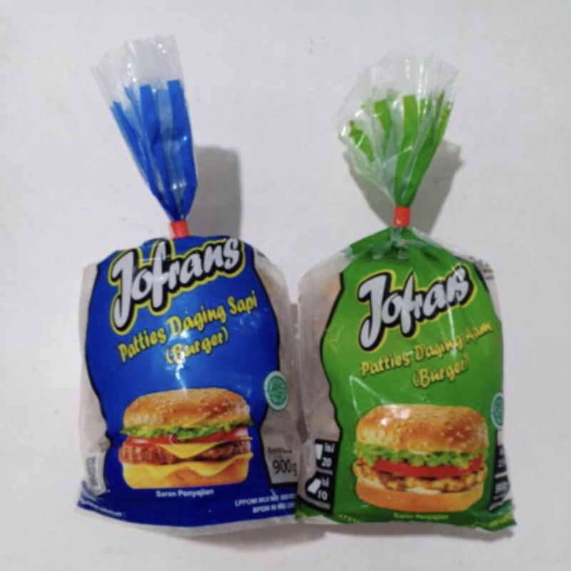 

JOFRANS Beef and Chicken Patty Patties 900gr isi 15pcs