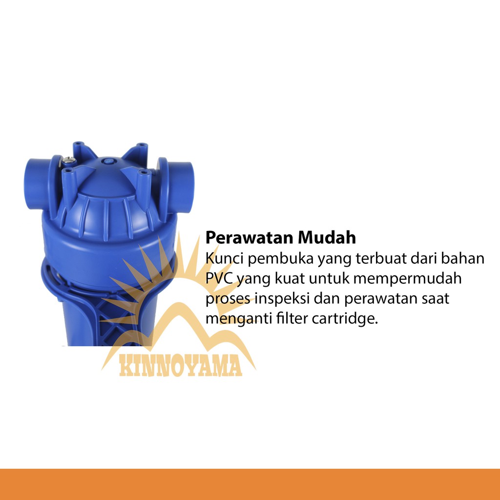 Paket  Housing Filter Air KINNOYAMA 20&quot;/ Saringan Air Pam / Penyaring Air Kotor