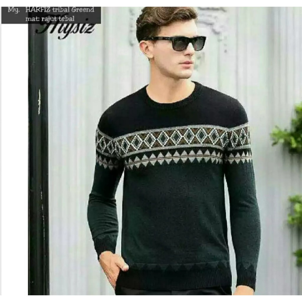 MyAgen - SWEATER RAJUT HARFIZH TRIBALL