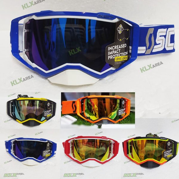 Goggle Google Scott Scot Blue Trail Motocross model 100  percent fox