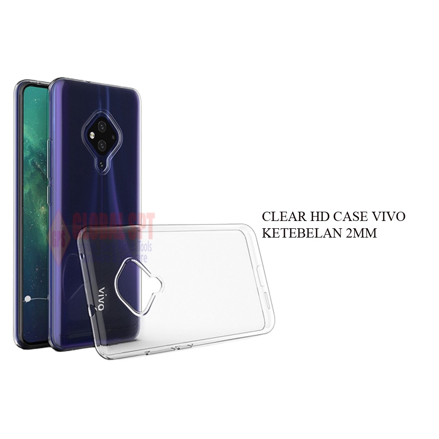 CLEAR HARD CASE TRANSPARAN KETEBALAN 2MM / VIVO S1 / S1 PRO / V11 PRO / V11 / V11I / V15 PRO / V17 PRO / V19 / V20 SE / V21 4G / V21E 4G / V21 5G / X50 / X50 PRO / Y15S 4G / Y17 / Y12 / Y15 / Y19 / Y1S / Y91C / Y20 / Y20S / Y21/ Y21S / Y53S / Y91 / Z1 PRO