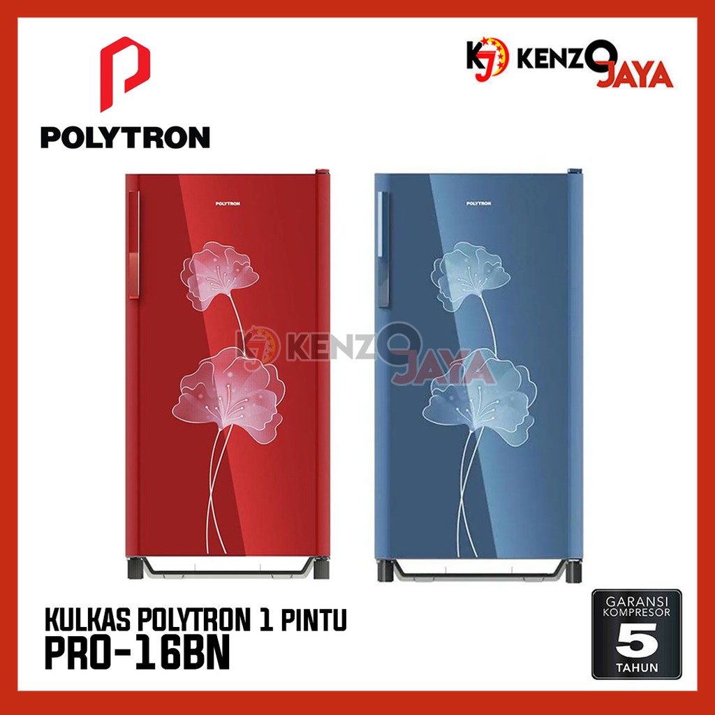 Kulkas 1 Pintu POLYTRON Pro-16BN