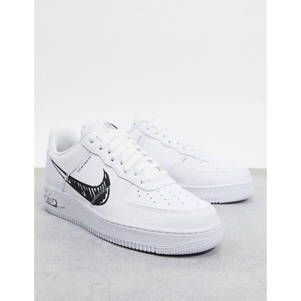 OPEN SALE NIKE ORIGINAL AIR FORCE 1 LV8 UTILITY SKETCH PACK WHITE BLACK BNIB