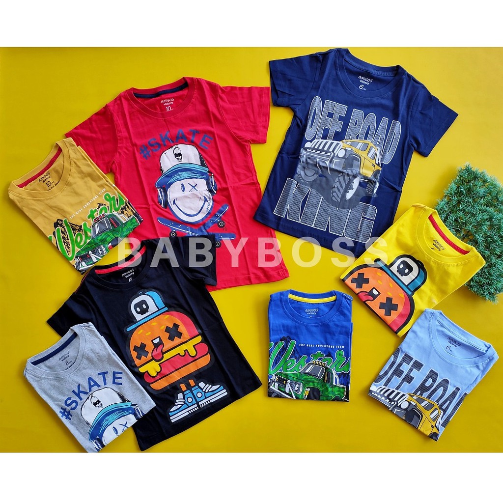 Kaos anak boy amigos victory