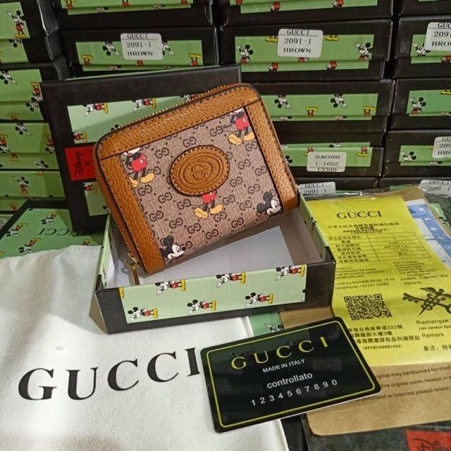 Dompet koin disney/ Dompet gc mickey mini/ dompet gucci zip