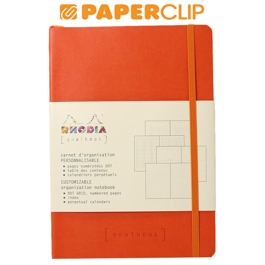 

NOTEBOOK RHODIA GOALBOOK 117754C IVO.A5 TANGERINE