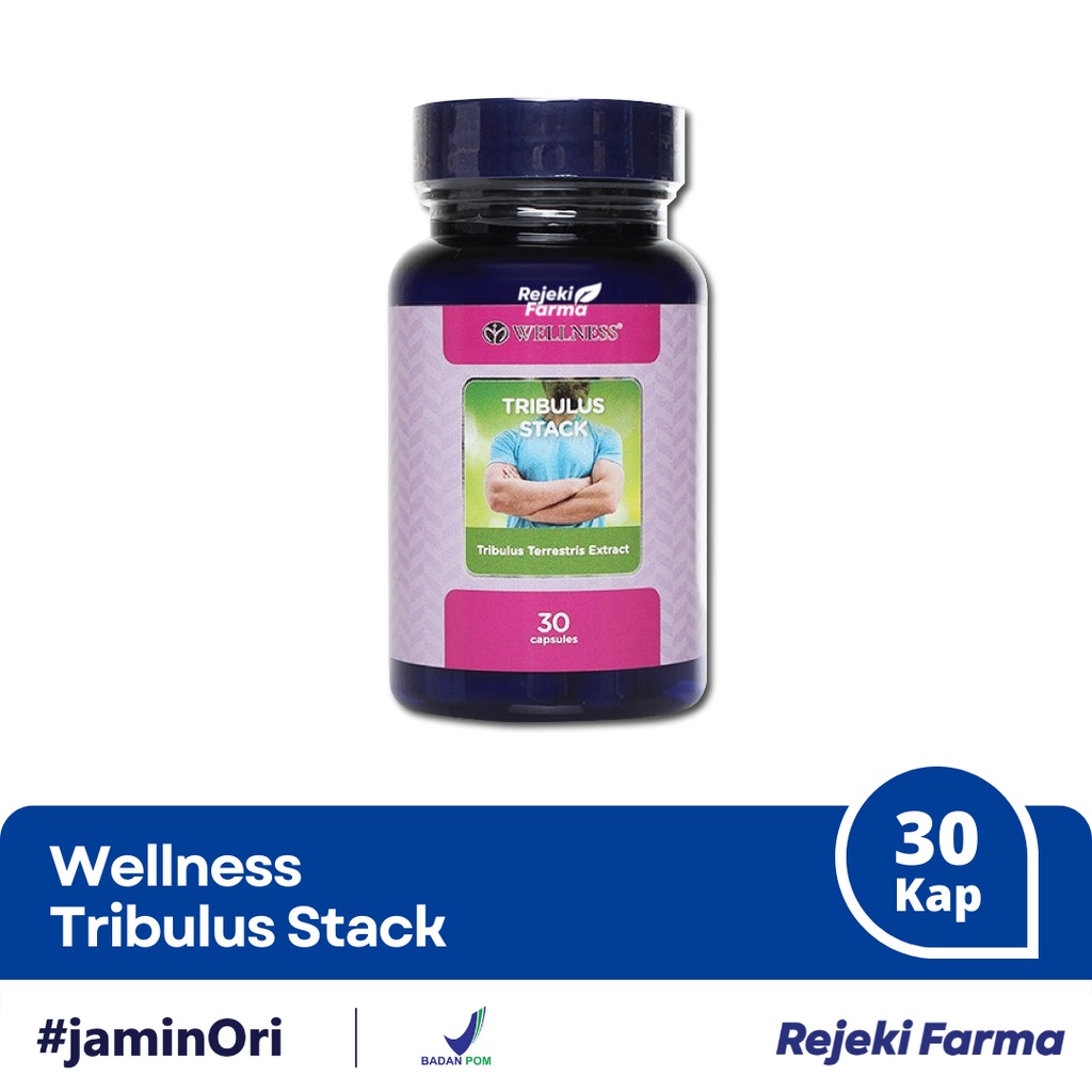 [ BPOM ] WellNess Tribulus Stack 30 Kapsul - Wellness Tribulus Terrestris