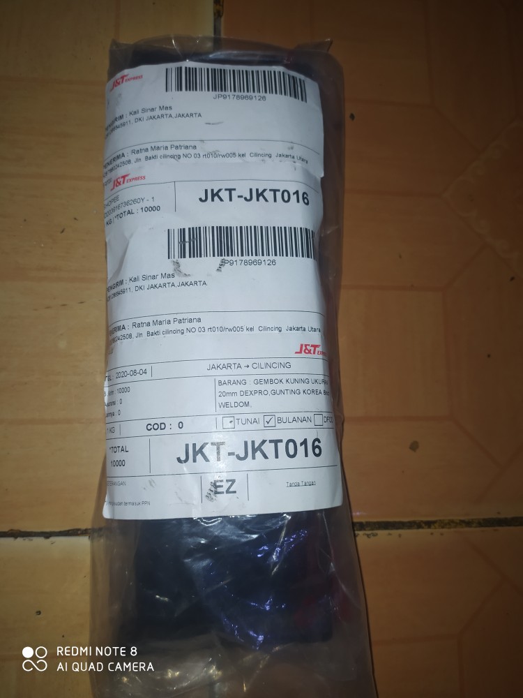 Gembok Kuning Ukuran 20mm Dexpro