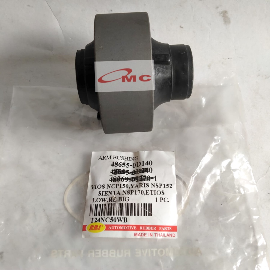 Karet Bush Bushing Arm Depan Bawah Besar Yaris Vios 48655-0D140-RBI