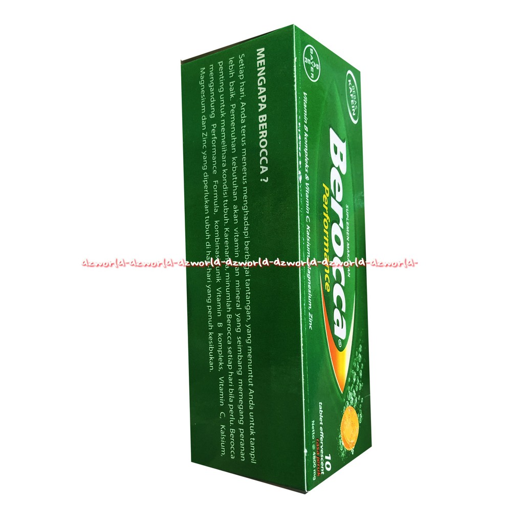 Berocca Performance 10tablet Rasa Jeruk Suplemen Makanan