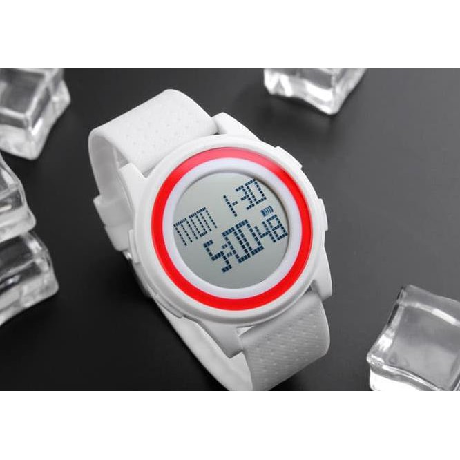 Cjw1 Jam Tangan Skmei Digital Super Slim Model 1206 - Dg1206 - Hitam Oa1M