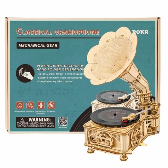 Rokr Classical gramophone puzzle