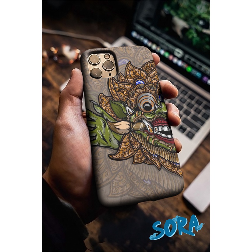 Case Bali Barong buat ALL Smartphone Iphone/Vivo/Oppo/Samsung/Xiaomi/Realme - Hardcase/Temper Glass