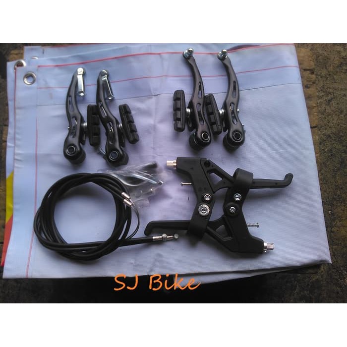 Rem V-Brake Rem Gawang Handel Setengah Aloy BMX MTB SEPEDA LIPAT