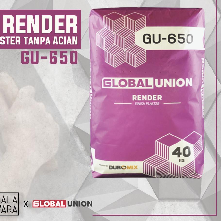 Hot - Semen Instan Mortar SEMEN PLESTER FINISH Tanpa Acian / RENDER GU 650 .