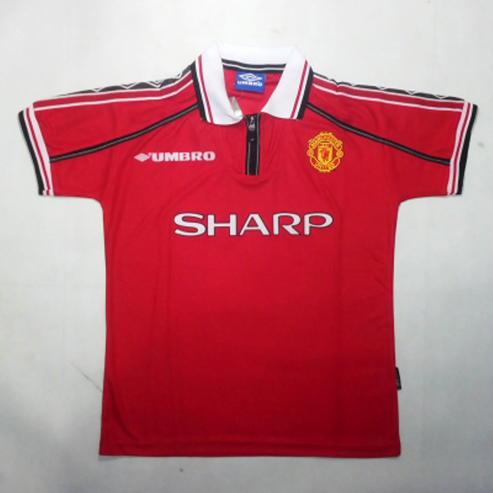 JERSEY MANCHESTER UNITED HOME RETRO 1999 Berkualitas