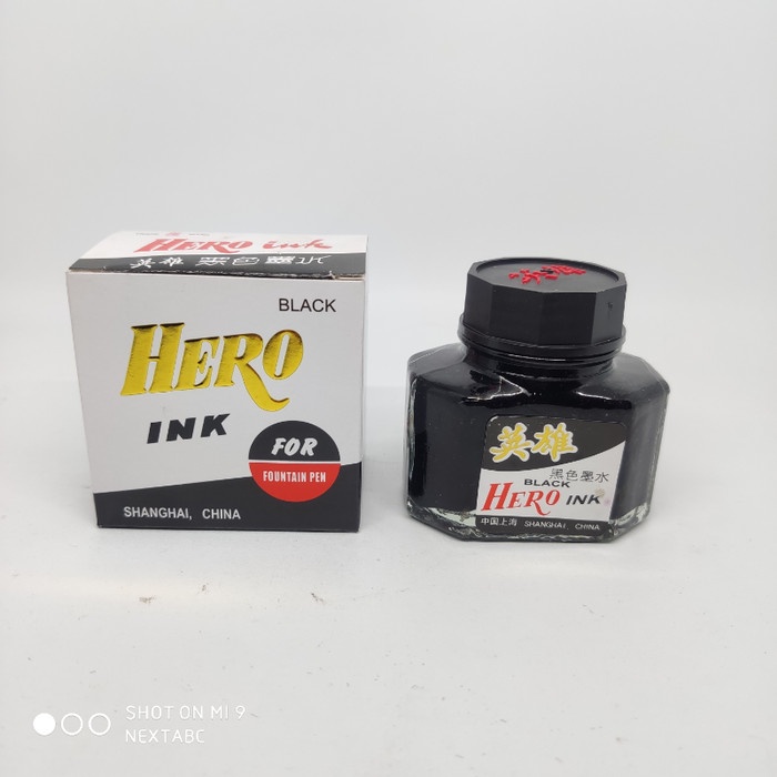 

Tinta Pena Hero Hitam No. 64 50 ml For Fountain Pen Limited