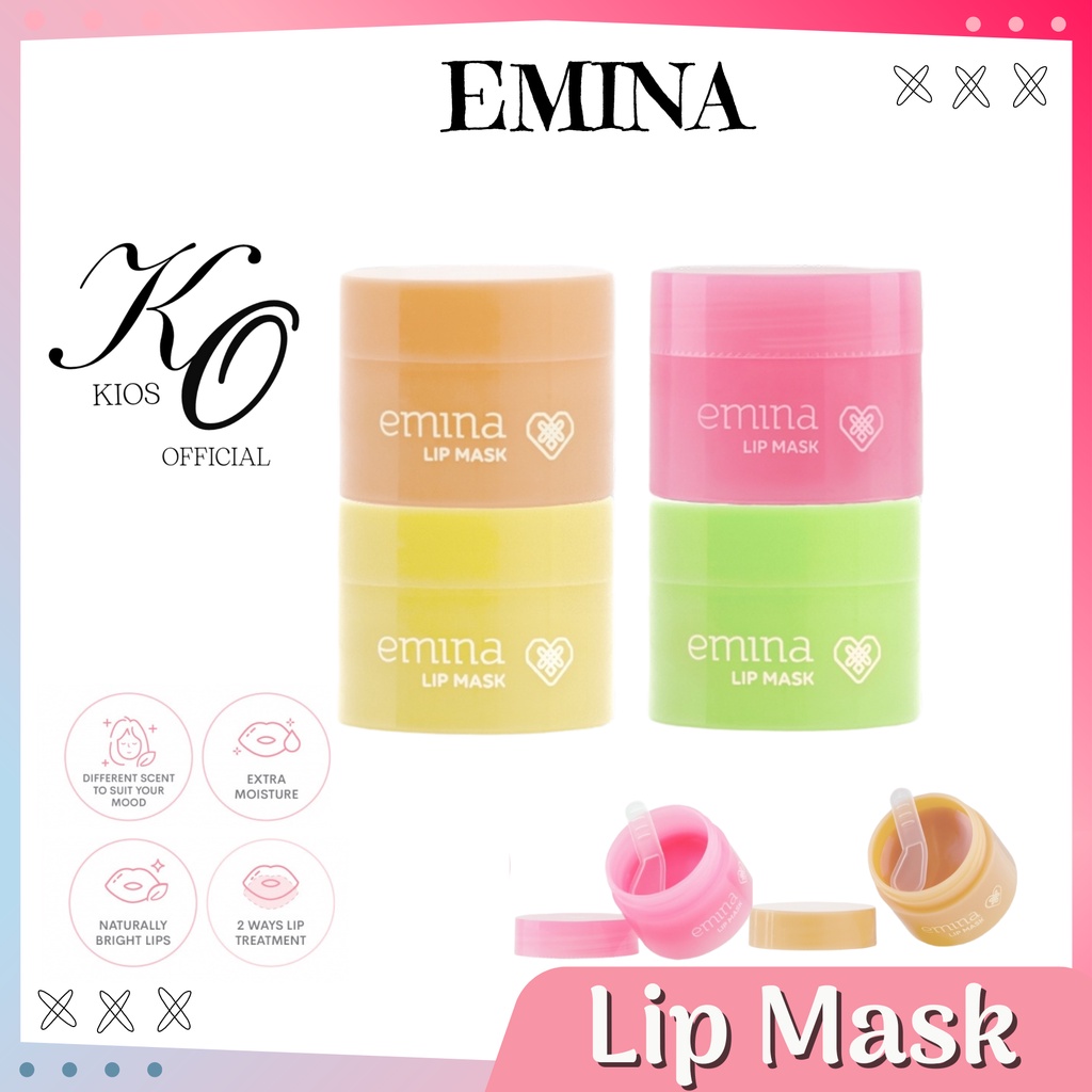 Emina Lip Mask 9g | Masker Bibir