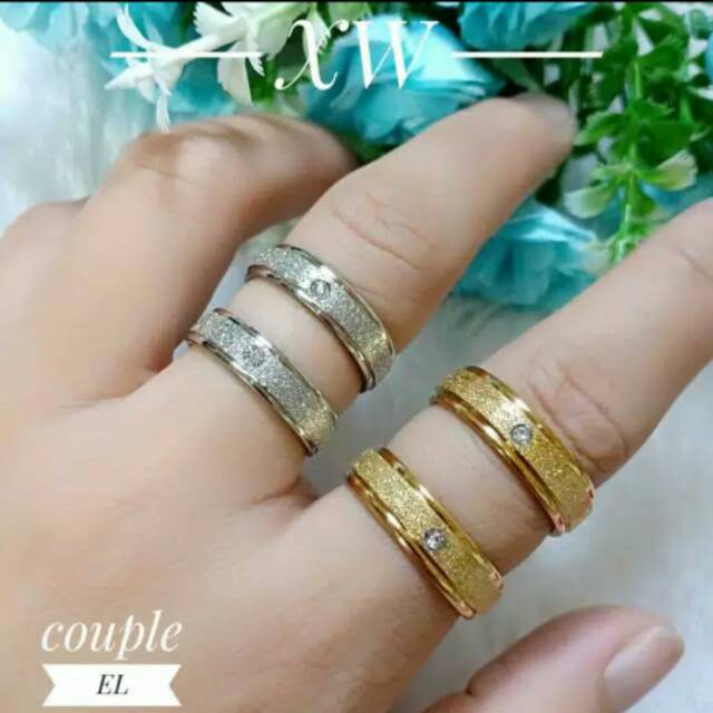 Cincin titanium / fhasion wanita / cincin kawin