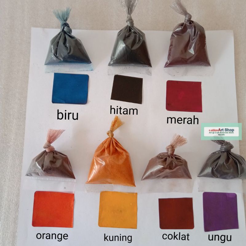 PEWARNA BATIK REMAZOL ±15gram - PEWARNA BATIK REMASOL