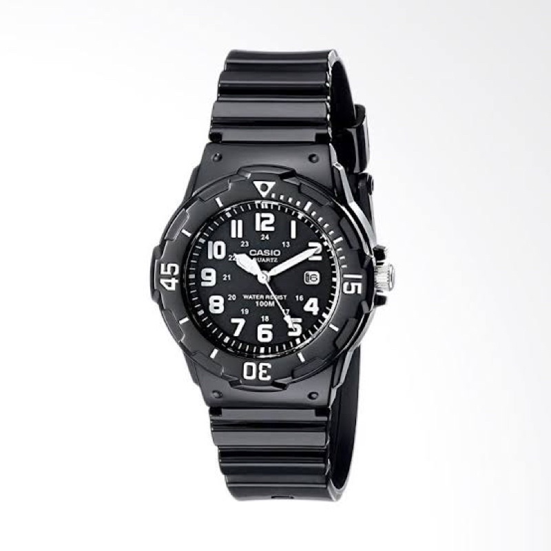 Casio Original LRW-200H-1B/ LRW200H-1B Jam Tangan Analog  Wanita Karet