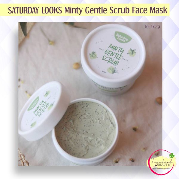 SATURDAY LOOKS Minty Gentle Scrub Face Mask  125 g