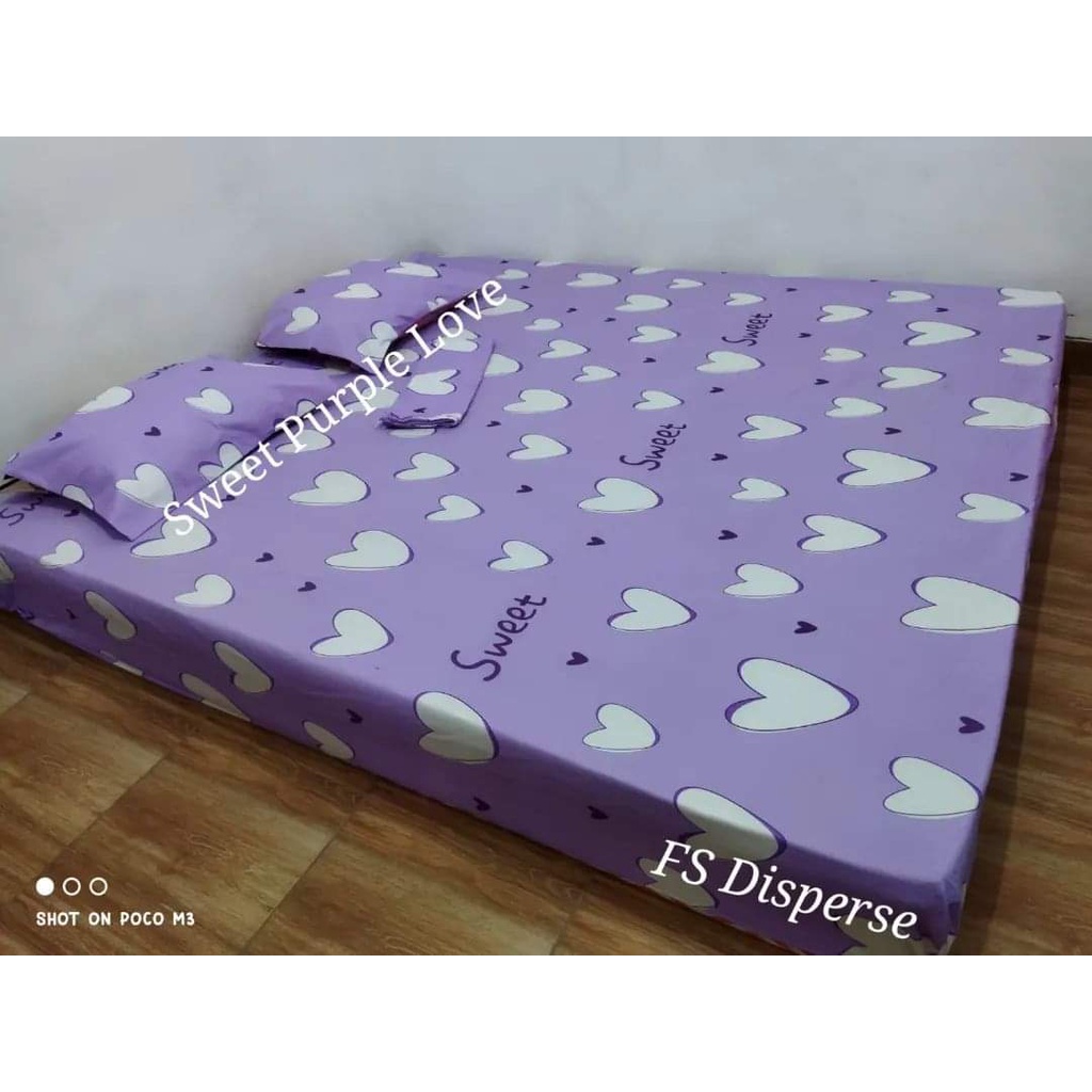 sprei homemade premium termurah motif dewasa Sweet purple love