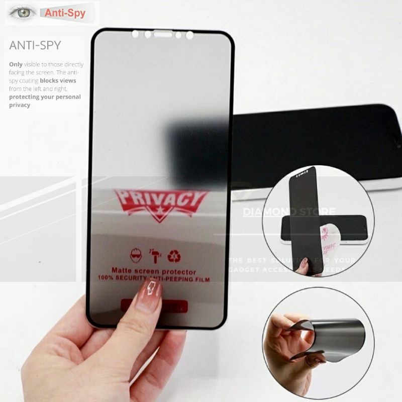 OPPO SCREEN PROTECTOR ANTI SPY CERAMIC MATTE TEMPERED CERAMIC SPY SOFT CERAMIC OPPO A1K A17K A5S A5 A9 2020 A12 A15 A16 A17 A31 A32 A37 NEO 9 A52 A53 A54 A55 A72 A74 A92 A94 F9 F11 PRO RENO 4 4F 5 5F 6 4G 7 8 5G 7z 8z A57 A77 2022 A77s A96 A17K 8t A58 A78