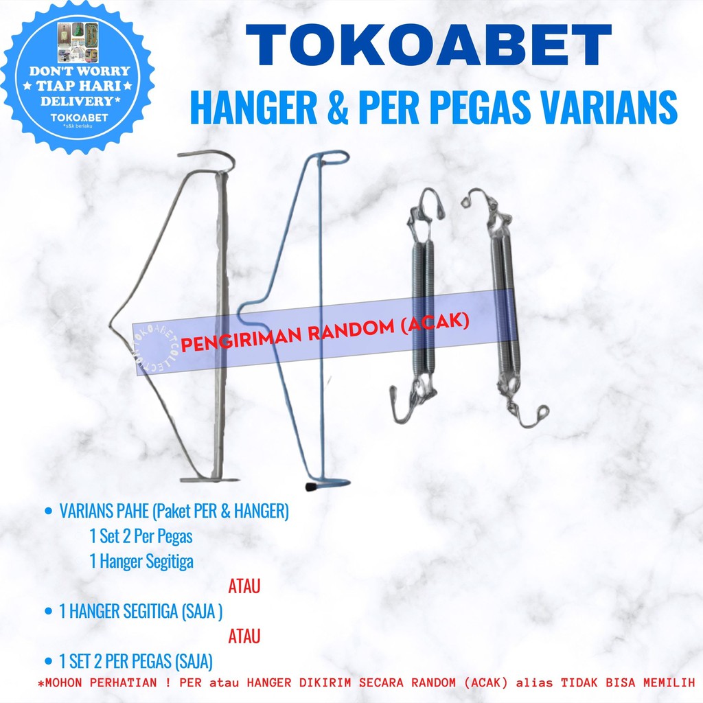 PER PEGAS dan HANGER SEGITIGA PAKET HEMAT ada VARIANS (ACAK) TOKOABET