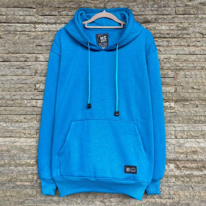 Sweater Hoodie Polos Mcvois Biruturqis Premium Distro