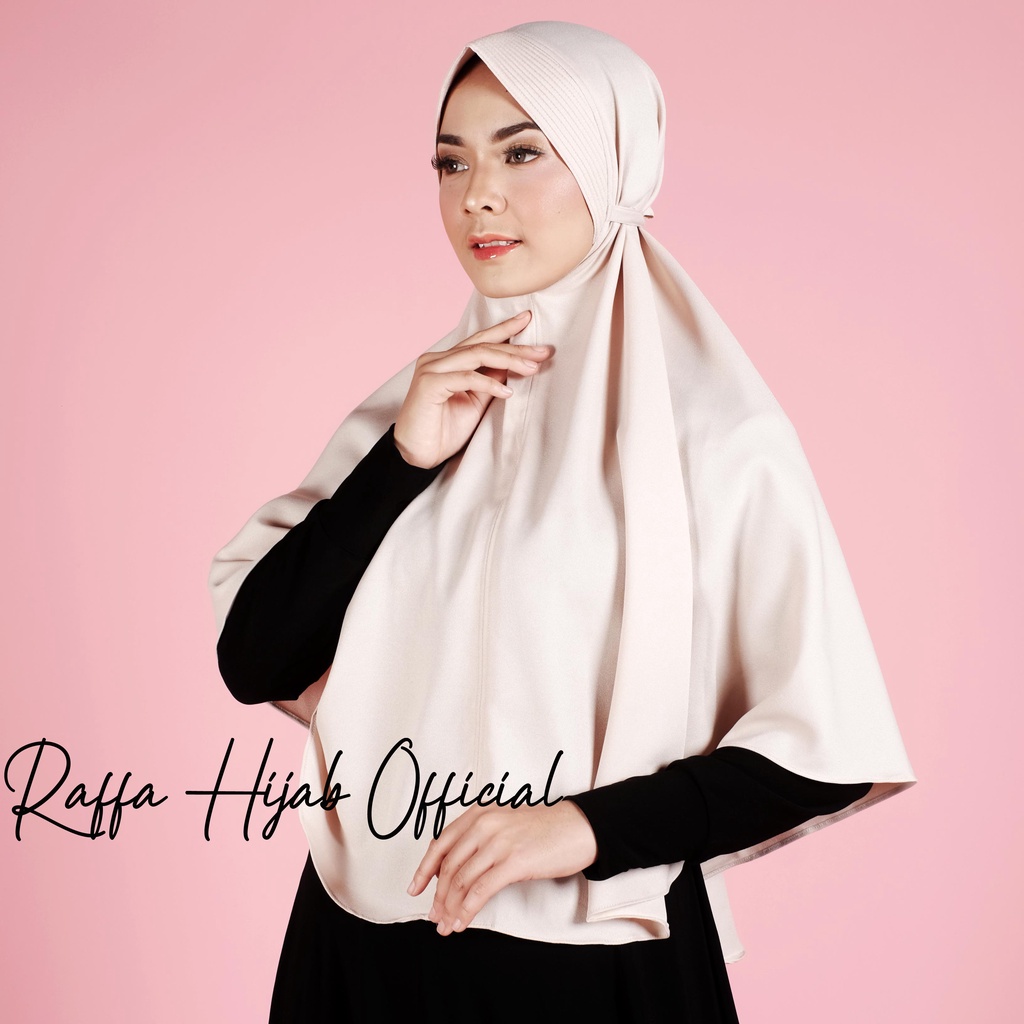 HIJAB BERGO MARYAM JUMBO TALI  PAD MOSCREPE L