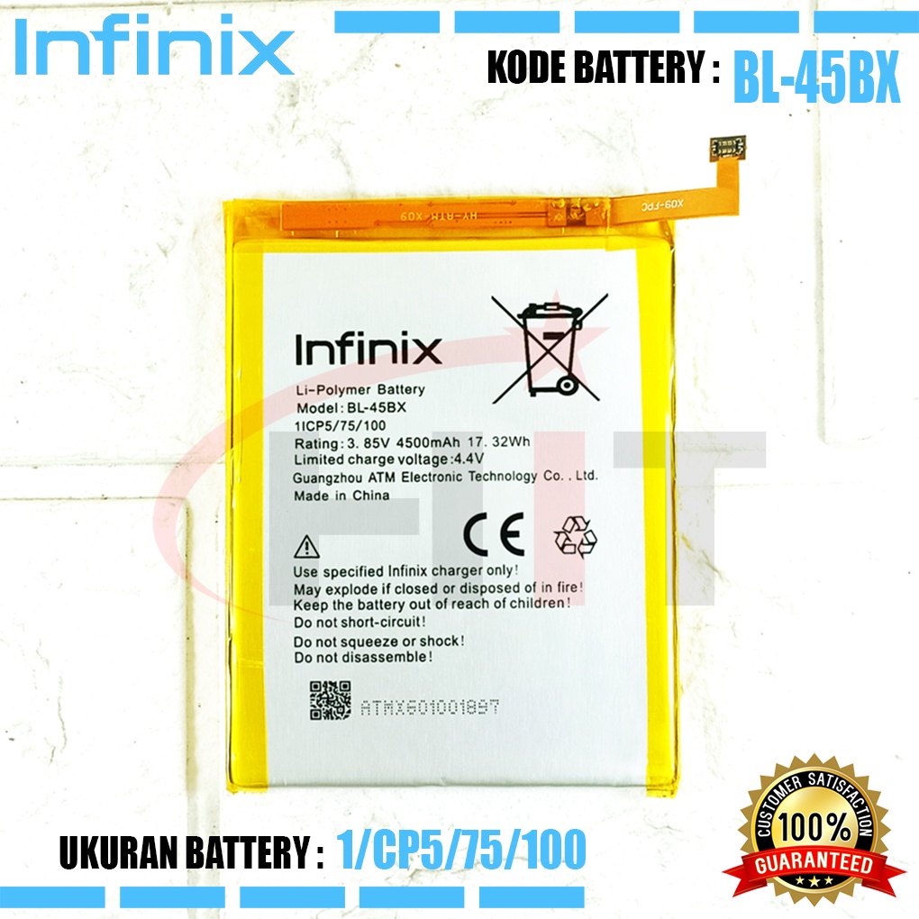 Baterai Battery Ori Infinix BL-45BX Infinix NOTE 3 / Note 3 Pro