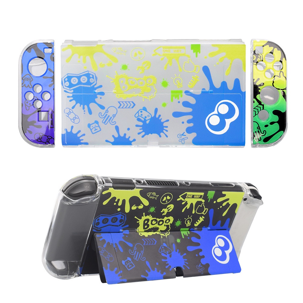 Splatoon 3 Tas Hard Case Pelindung Controller Joy-Con Nintendo Switch V1 V2 / OLED