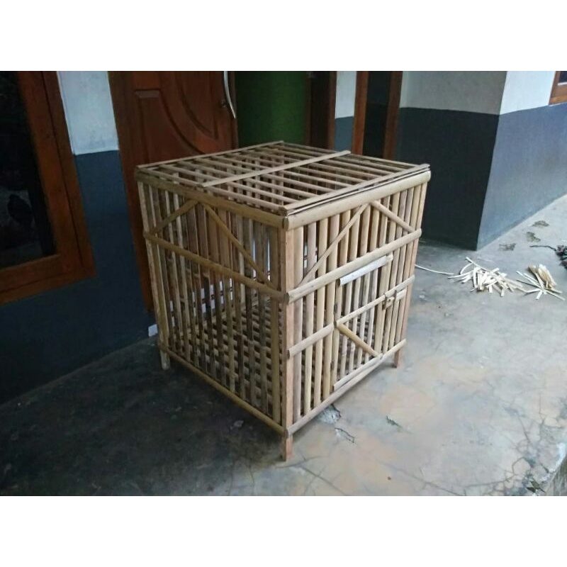 Kandang Ayam Bambu/Kandang Ayam Bangkok/Kandang lipat
