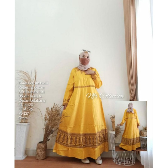 Gamis Lidya jumbo