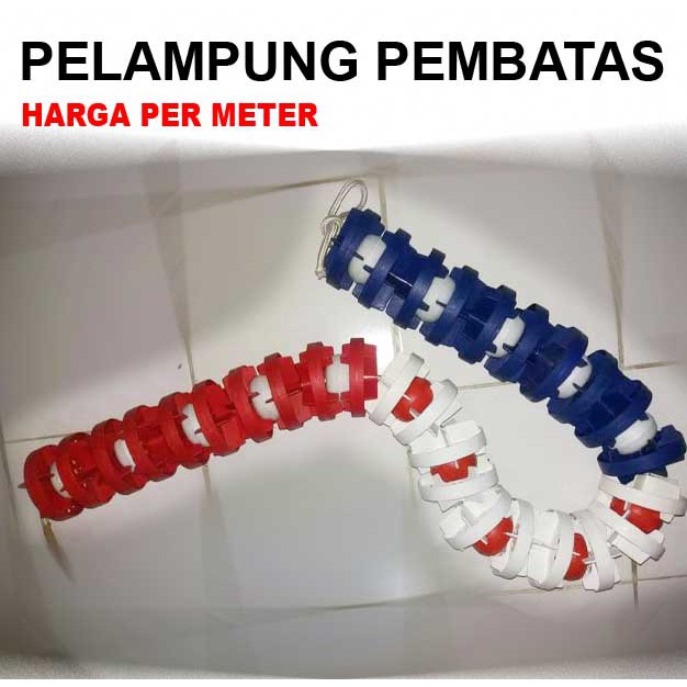 

PELAMPUNG PEMBATAS (BERIKUT TALI) HARGA PER METER