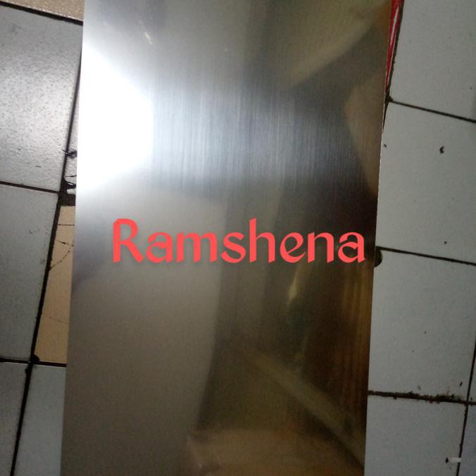 

✨ BISA COD ✨ gravoply/garvoply name tag/silver60x120cm tebal 1.5mm DISKON Kode 22