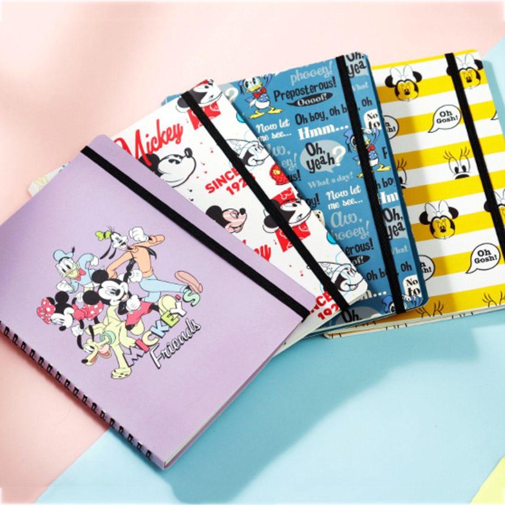 Lanfy Buku Agenda / Jurnal / Diary Motif Kartun Lucu Dengan Tali Karet Pengikat