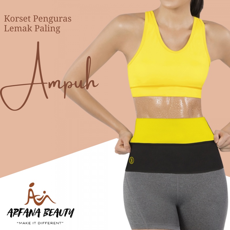 KORSET PELANGSING PENGECIL PERUT BUNCIT PRIA WANITA HOT SHAPERS CORSET NEOTEX PEMBAKAR LEMAK WAIST