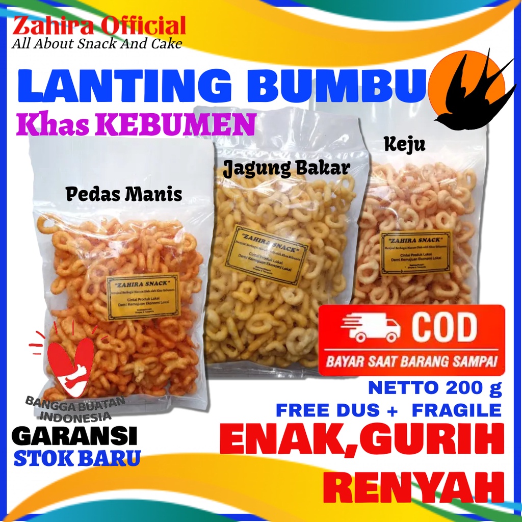 

Lanting Klanting Singkong Bumbu Oleh-oleh Khas Kebumen 200gram