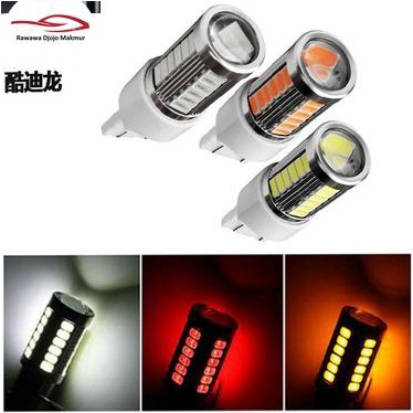 Lampu Led Sein Reting Sen T20 33 SMD Super Bright KUNING Mobil Motor