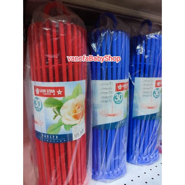JEMURAN BAJU BAYI LIONSTAR - FOLDING  LIONSTAR 30 STICK GANTUNGAN BAJU PUTAR - JEMURAN BAJU BAYI - G
