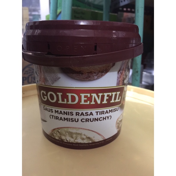 Goldenfil Tiramisu Crunchy 1kg Saus Manis Rasa Tiramisu