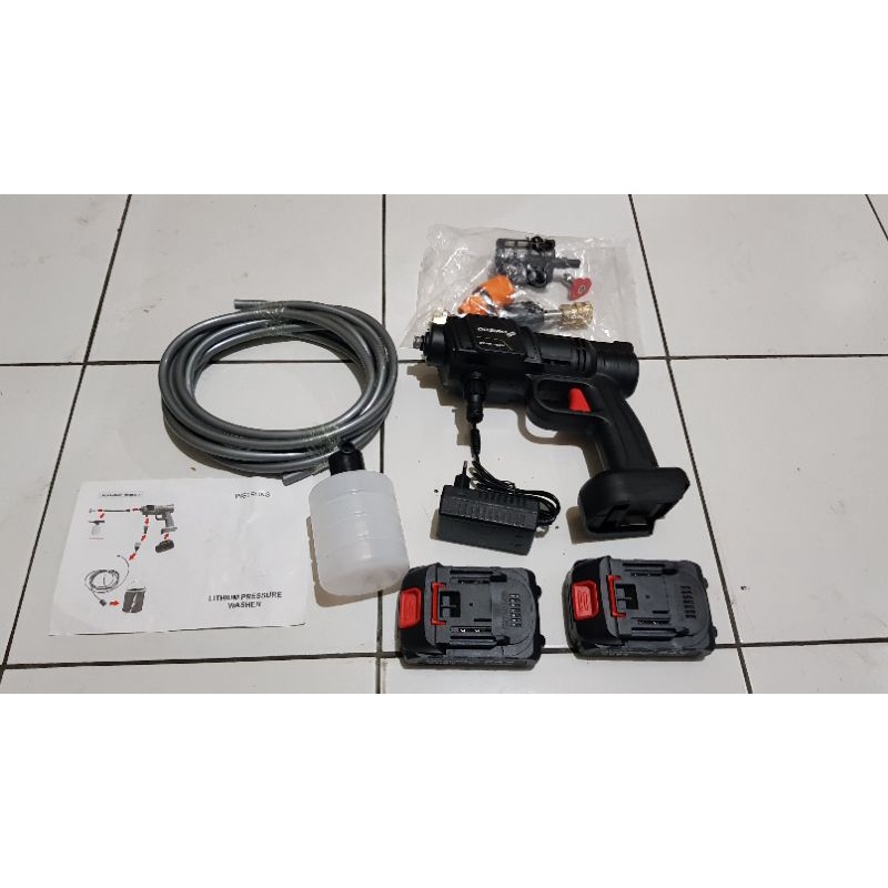 mesin cuci motor mobil baterai