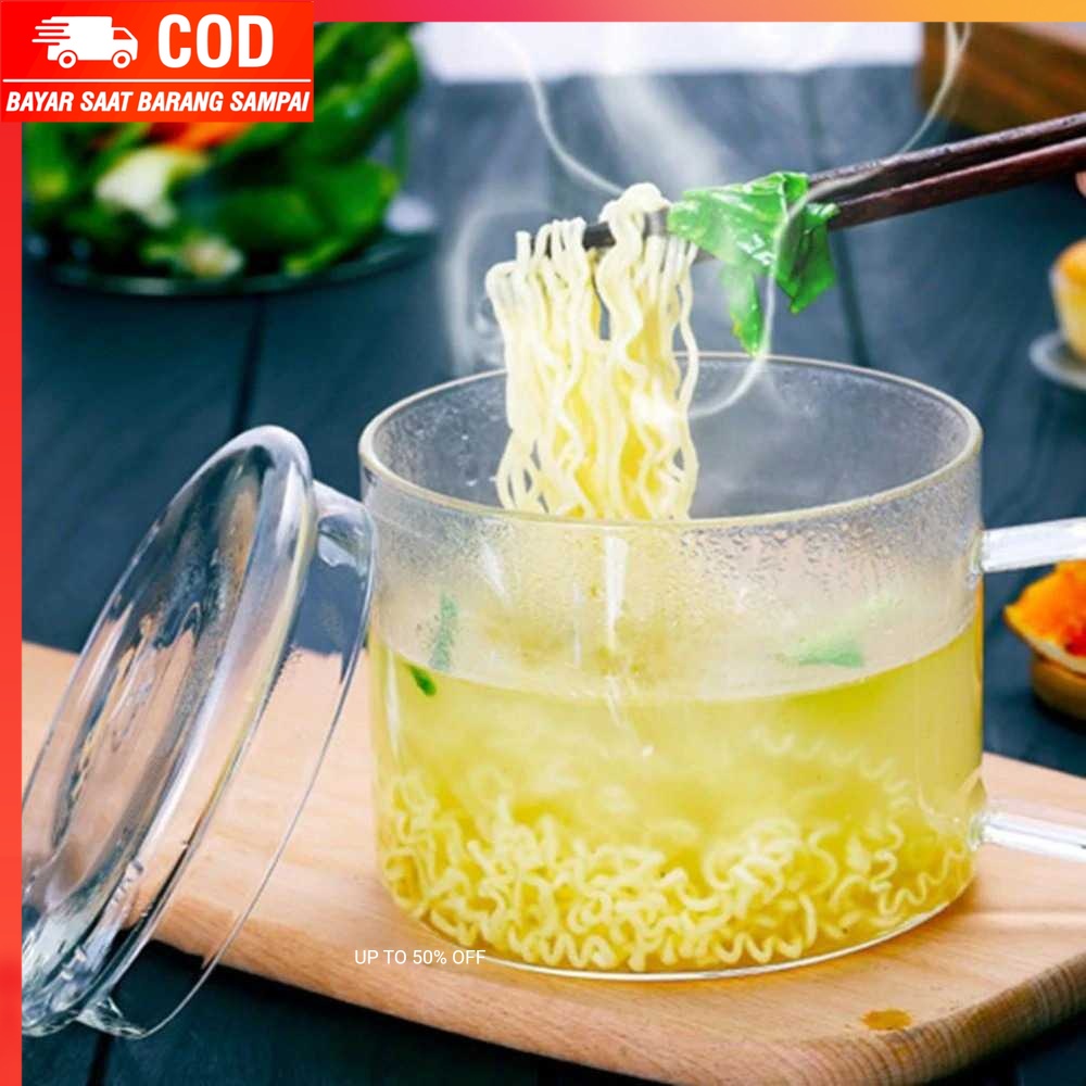 (100% BARANG ORI) One Two Cups Pot Panci Masak Stewing Soup Pot Model Gagang - YWJ-1265