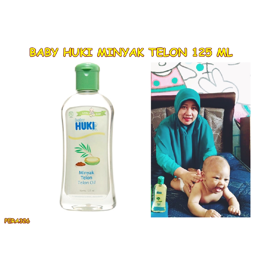 PERA326 MINYAK TELON BABY HUKI TELON OIL 30ml /  60ml / 125ml